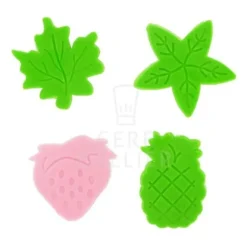 Cerf Dellier Découpoirs éjecteurs fruits assortis Patisdécor (x 4) Clearance