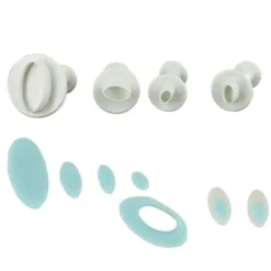 Cerf Dellier Découpoirs éjecteurs mini-ovales Patisdecor (x 4) Outlet