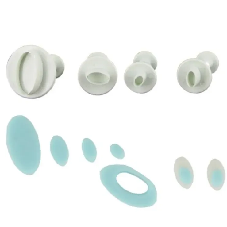 Cerf Dellier Découpoirs éjecteurs mini-ovales Patisdecor (x 4) Outlet