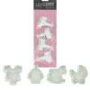 Cerf Dellier Découpoirs éjecteurs thème Bébé Patisdécor (x 4) Outlet