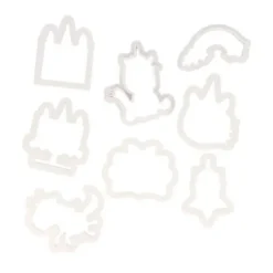 Cerf Dellier Découpoirs licorne assortis (x 8) Outlet