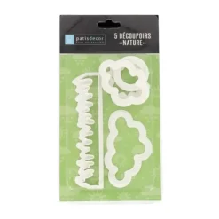 Cerf Dellier Découpoirs Nature assortis (x 5) Sale