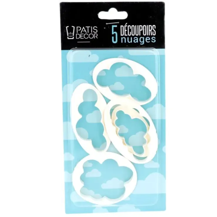 Cerf Dellier Découpoirs nuage (x 5) Outlet