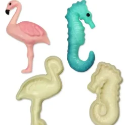 Cerf Dellier Découpoirs relief Flamant Rose et Hippocampe (x2) Online