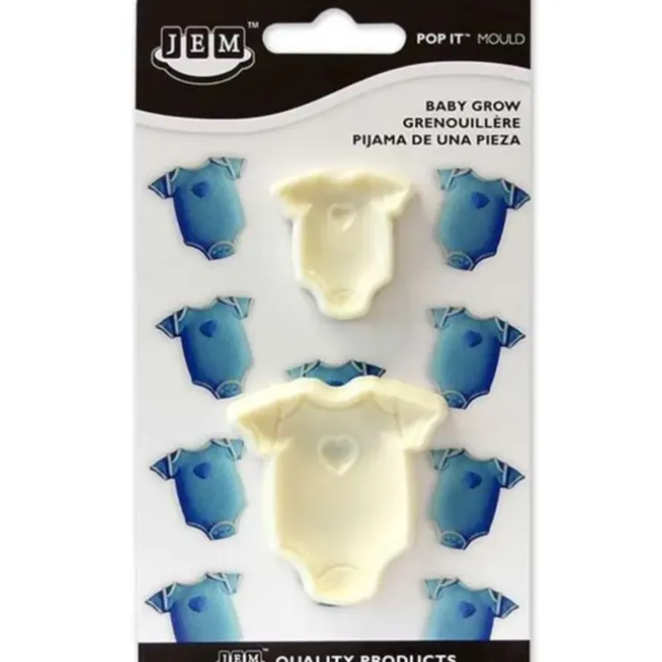Cerf Dellier Découpoirs relief layette bébé (x2) Discount