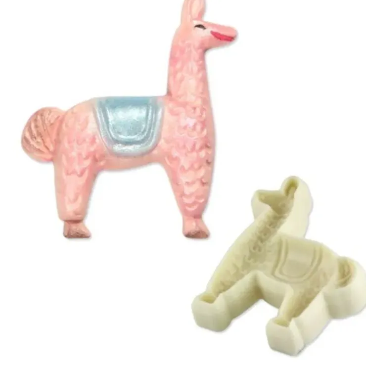 Cerf Dellier Découpoirs relief Licorne et Lama (x2) Outlet