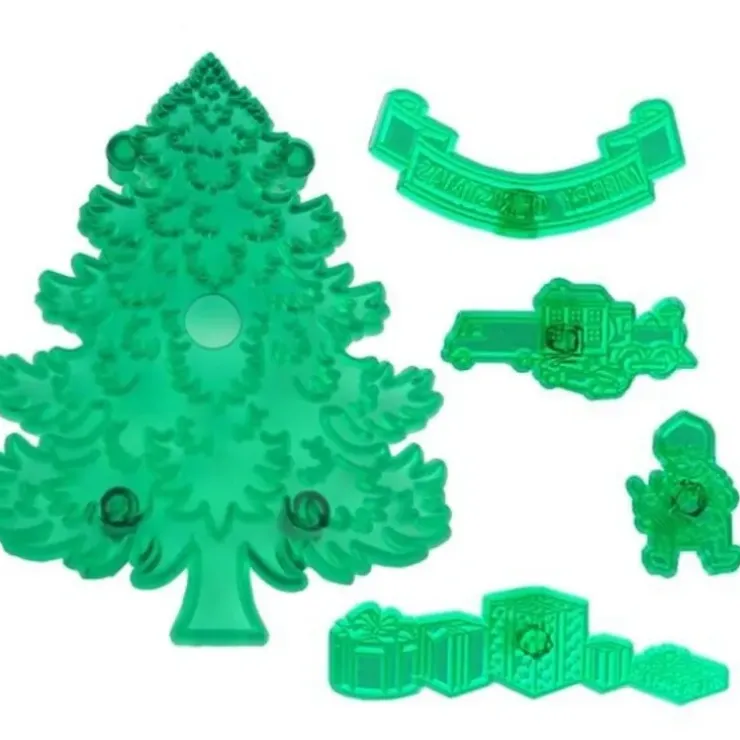 Cerf Dellier Découpoirs Sapin et décors de Noël (jeu de 5) Sale