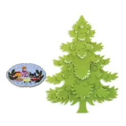 Cerf Dellier Découpoirs Sapin et décors de Noël (jeu de 5) Sale