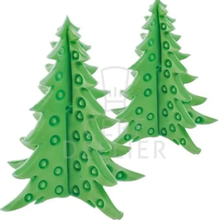 Cerf Dellier Découpoirs Sapins 3 D (jeu de 8) Discount