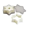Cerf Dellier Découpoirs étoiles lisses plastique assortis (x 7) New