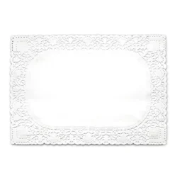 Cerf Dellier Dentelle blanche 30 x 40 cm (x 250) Discount