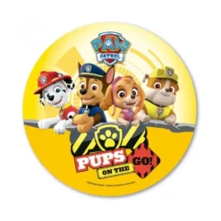 Cerf Dellier Disque azyme Pat Patrouille jaune 20 cm Outlet