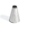 Cerf Dellier Douille cannelée petits fours inox Ø 14 mm 16 dents