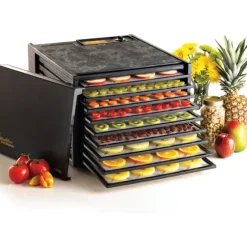 Cerf Dellier Déshydrateur électrique composite à fruits et légumes 9 plateaux 40° à 74° c Clearance
