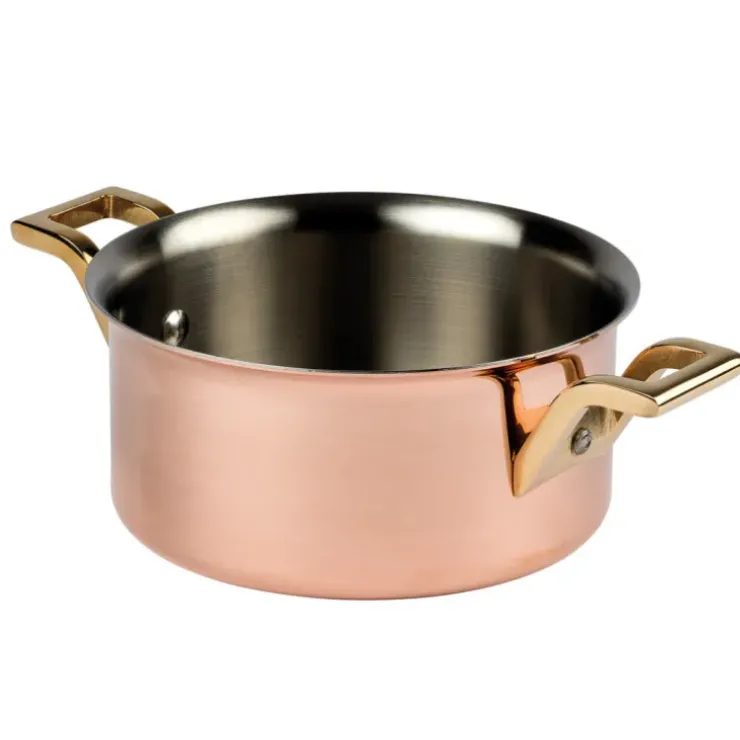 Cerf Dellier Elégance cuivre-inox mini-marmite 9 cm Discount