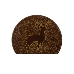Cerf Dellier Embouts de bûches chocolat silhouette renne (x40) Sale