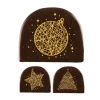 Cerf Dellier Embouts de bûches chocolat noir Or assortis (x42) Discount