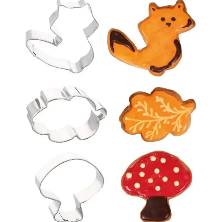 Cerf Dellier Emporte-pièce Forêt assortis (x3) Discount