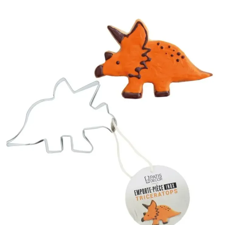 Cerf Dellier Emporte-pièce tricératops 9 cm New
