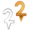 Cerf Dellier Emporte-pièces cake topper "2" Discount