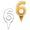 Cerf Dellier Emporte-pièces cake topper "6" Sale