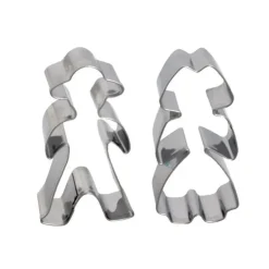 Cerf Dellier Emporte-pièces Couple alsacien inox assortis (x2) Discount