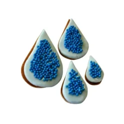 Cerf Dellier Emporte-pièces gouttes d'eau (x 4) Clearance