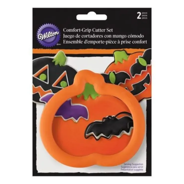 Cerf Dellier Emporte-pièces Halloween assortis citrouille Comfort Grip Wilton (x 2) Sale