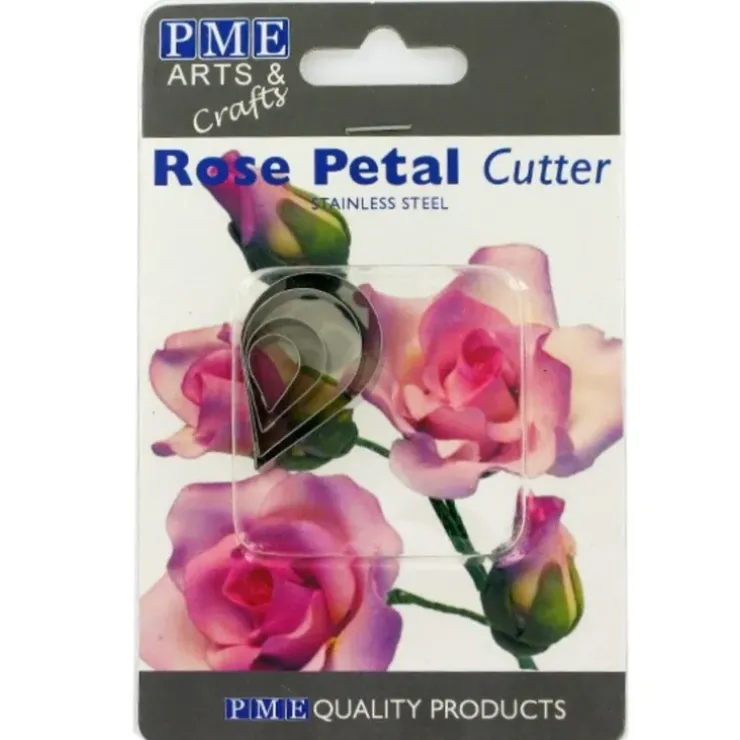 Cerf Dellier Emporte-pièces inox pétales de roses PME (x 4) Best