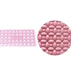 Cerf Dellier Empreinte effet matelassé cercles Patisdécor Discount