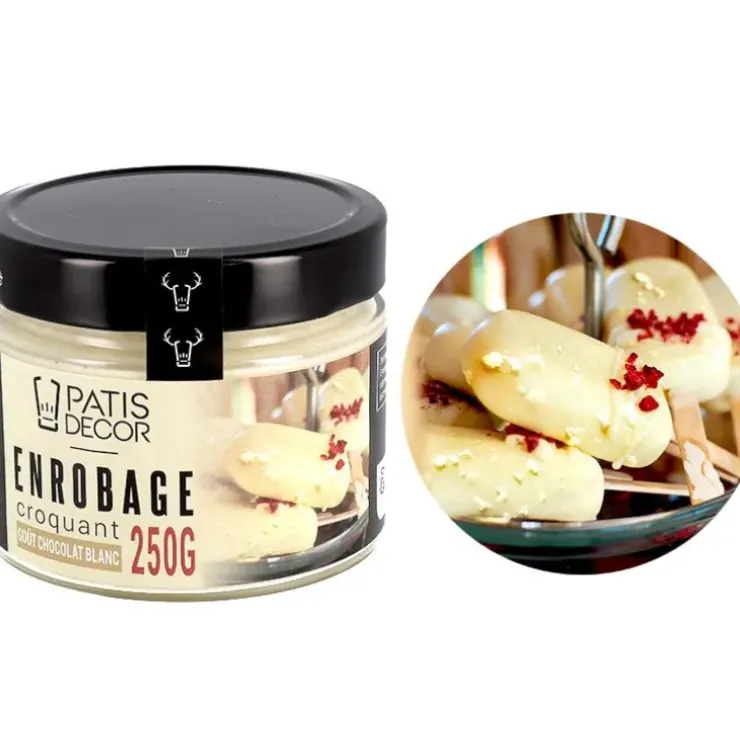Cerf Dellier Enrobage croquant goût chocolat blanc - 250 g Sale