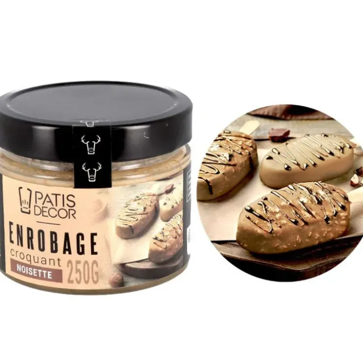 Cerf Dellier Enrobage croquant goût noisette - 250 g New