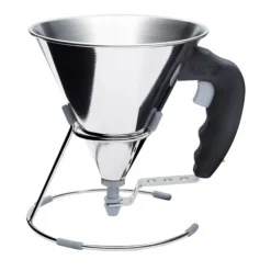 Cerf Dellier Entonnoir à piston avec pied 0,8 L. inox KWIK Online
