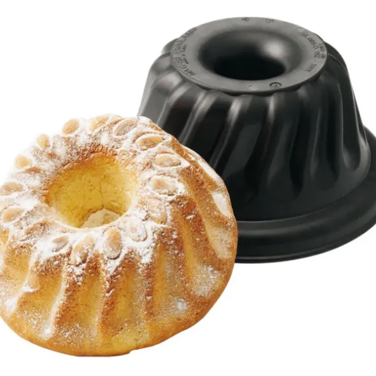 Cerf Dellier Exoglass 6 kouglofs 9,5 cm New