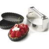 Cerf Dellier Exoglass 12 tartelettes cannelées oblongs 13x9 cm Sale
