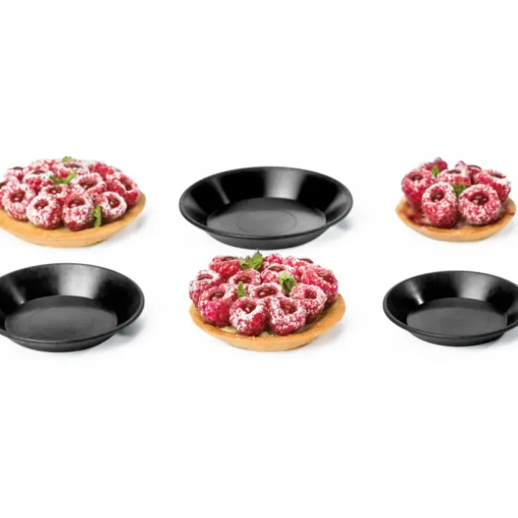 Cerf Dellier Exoglass 24 tartelettes rondes unies 7 cm