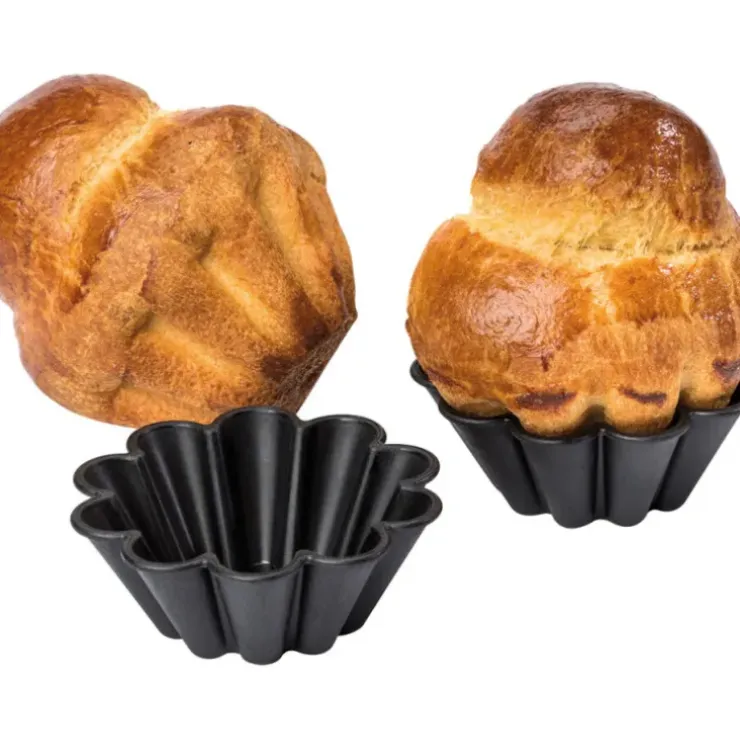 Cerf Dellier Exoglass brioches à 12 côtes 7 cm x 24 Discount
