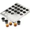 Cerf Dellier Exoglass plaque de 25 moules à cannelé 4,5 cm Discount