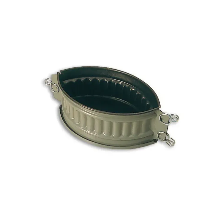 Cerf Dellier Exopan pâté en croûte ovale à côtes 18x11x7,5 cm Best