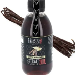 Cerf Dellier Extrait de vanille avec graines 200 ml