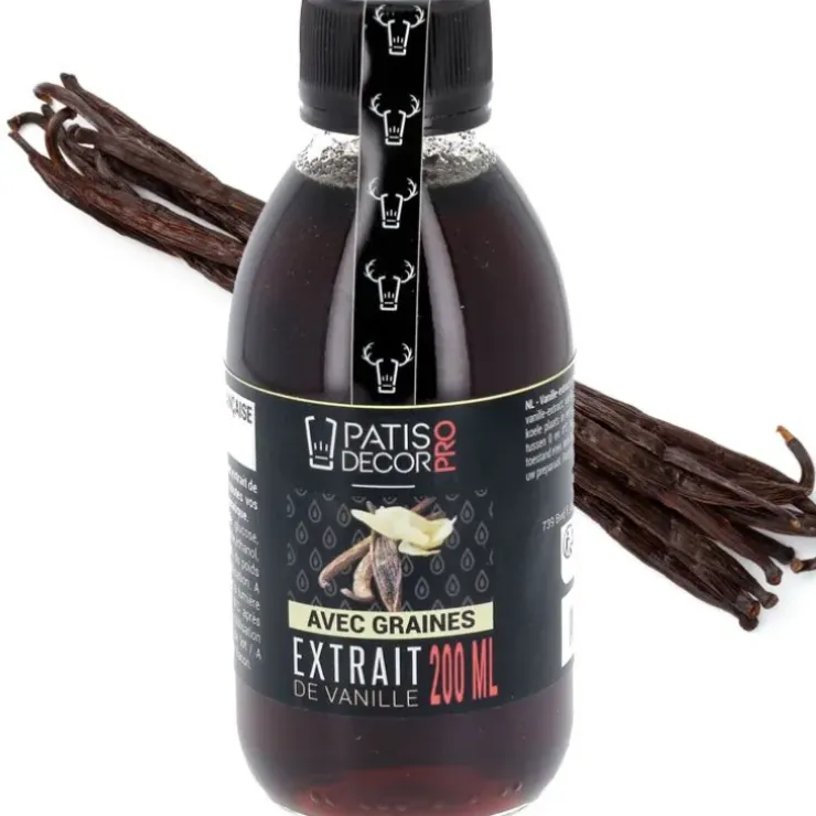 Cerf Dellier Extrait de vanille avec graines 200 ml
