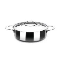 Cerf Dellier Faitout inox avec couvercle