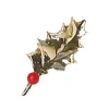 Cerf Dellier Feuilles de houx dorées (x144)