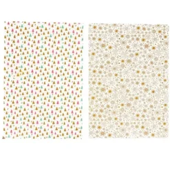 Cerf Dellier Feuilles transfert Noël assorties (x4) Sale