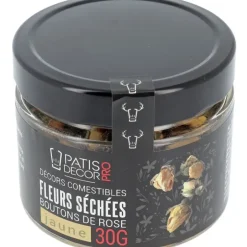 Cerf Dellier Fleurs séchées de roses jaunes 30 g Online