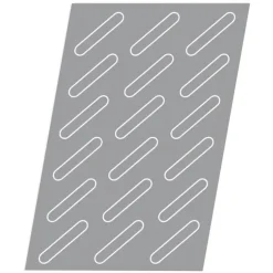 Cerf Dellier Flexipan Air plaque 600x400 de 18 éclairs 12,5x2,5 cm Discount