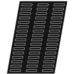 Cerf Dellier Flexipan GN 1/1 plaque de 42 demi-cylindres 8,5x1,7x1,5 cm Hot