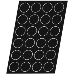 Cerf Dellier Flexipan GN 1/1 plaque de 15 demi-sphères 7 cm