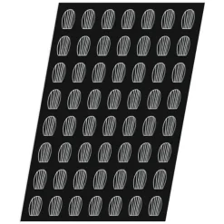 Cerf Dellier Flexipan GN 1/1 plaque de 42 mini-madeleines 5,2x3,5 cm Online