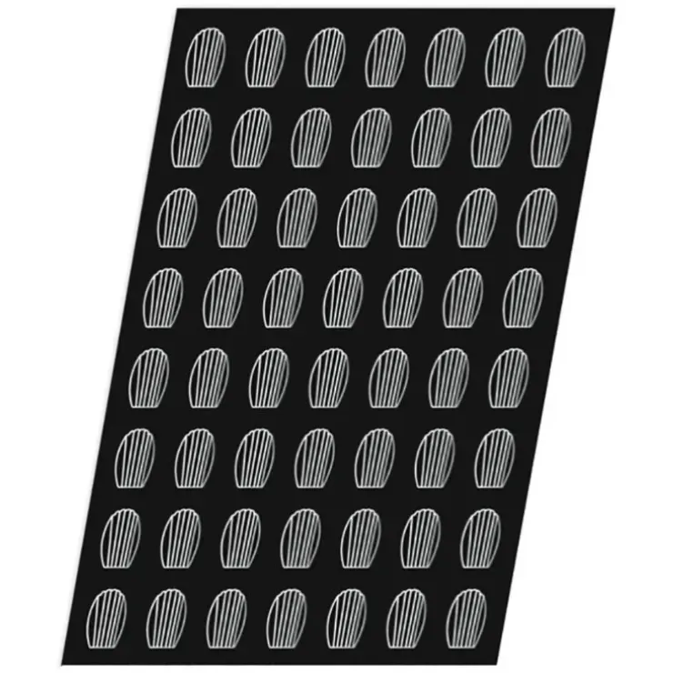 Cerf Dellier Flexipan GN 1/1 plaque de 42 mini-madeleines 5,2x3,5 cm Online